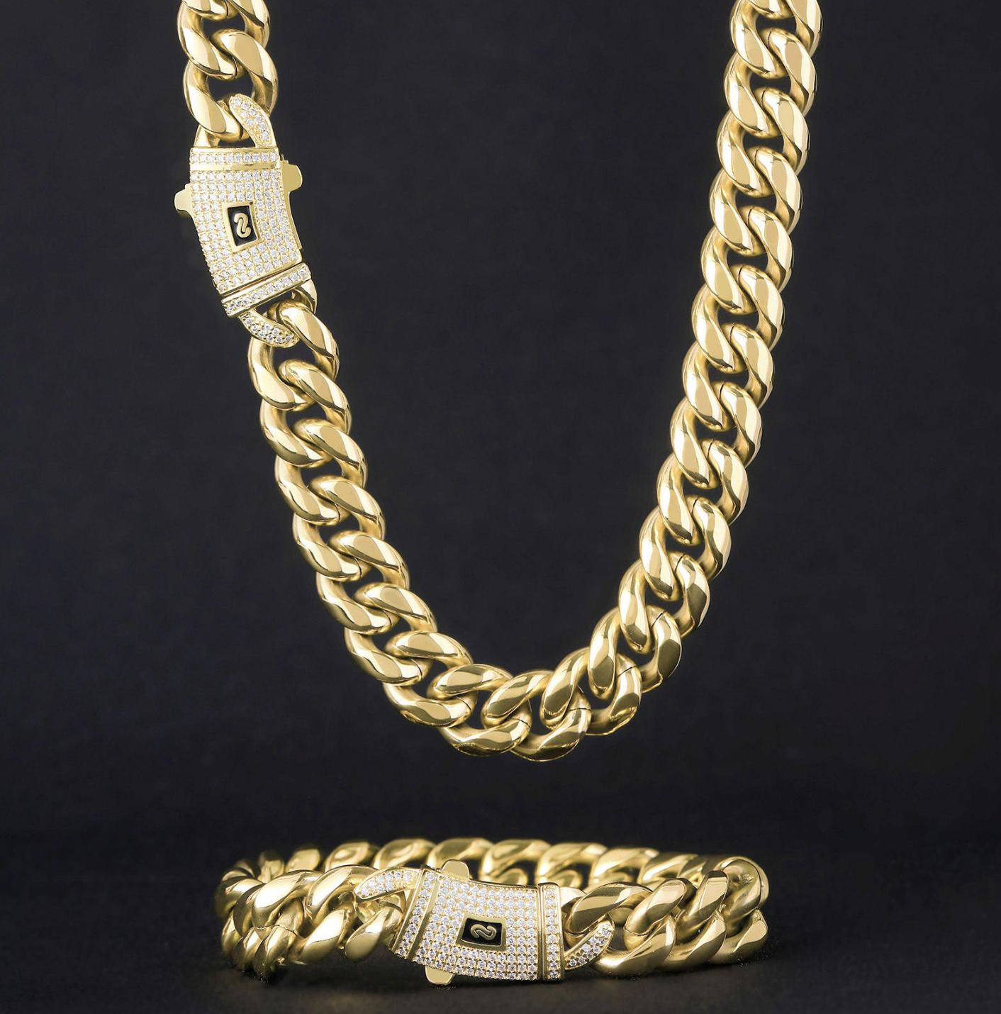 Stainless Steel Monaco Cuban Link Chain