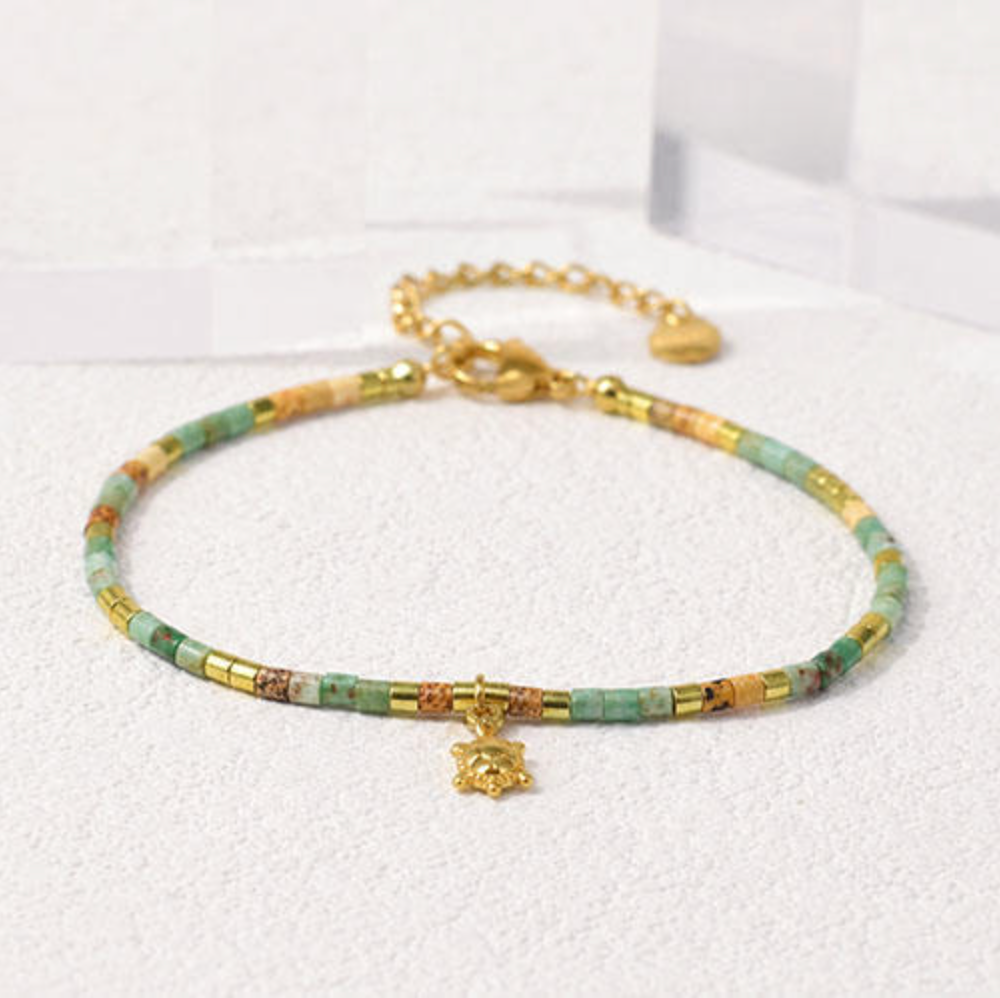 Bohemian Tila Bead Bracelet