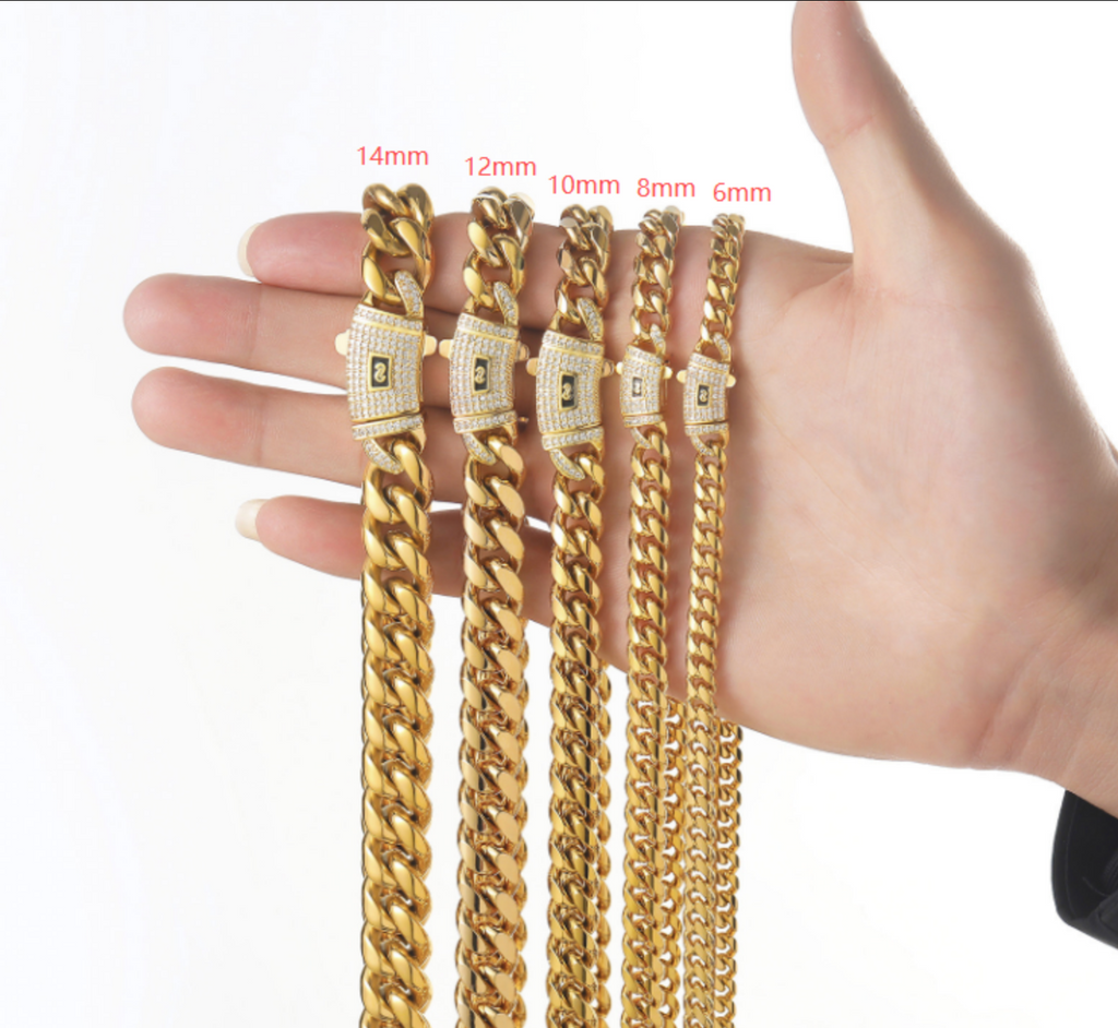 Stainless Steel Monaco Cuban Link Chain