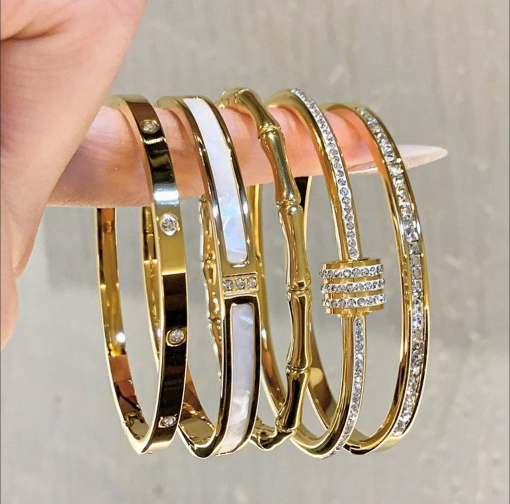 18K Gold-Plated Titanium Steel Bracelet